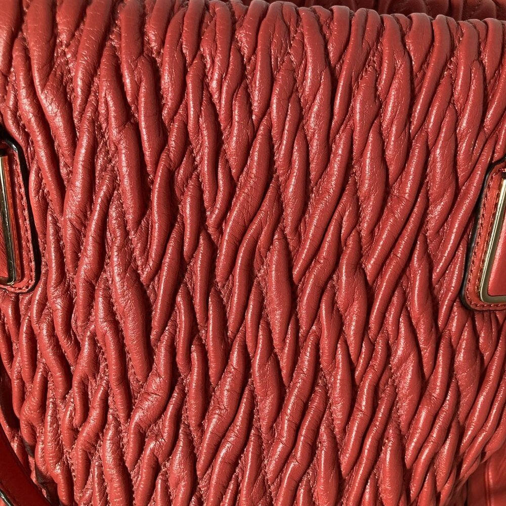 Coach 25984 Madison North South Gathered Leather Satchel 14.5 x 12.25 x 6" - Picture 10 of 16